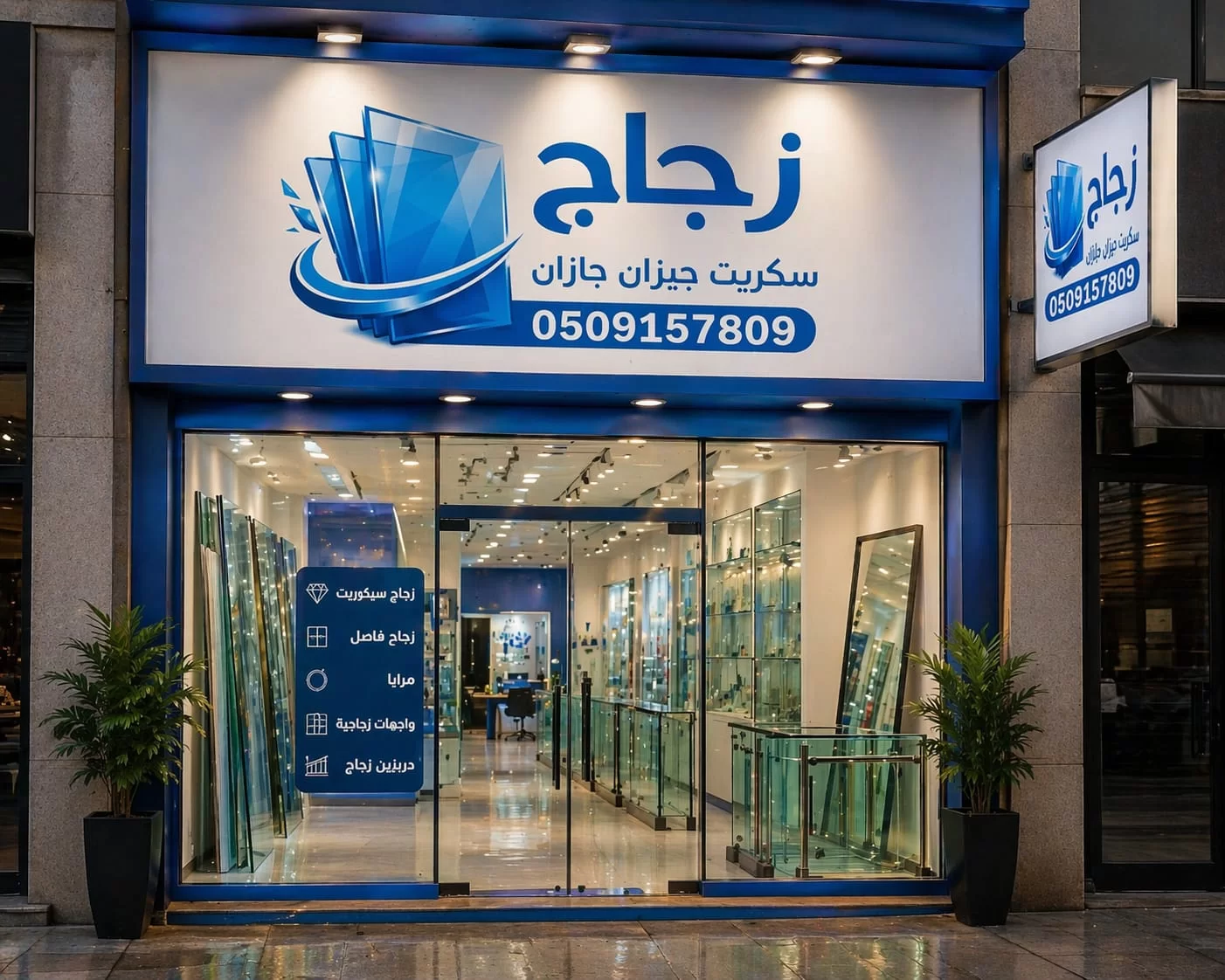 زجاج سكريت تبيك