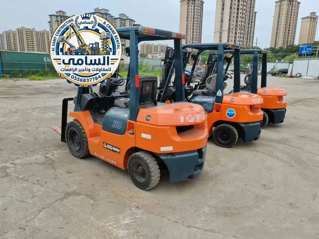رافعات شوكية [فوركلفت] للإيجار في الدمام • الجبيل • الأحساء • الهفوف | FORKLIFT RENTAL Dammam | جميع الأحجام 3–16 طن | جاهزية فورية