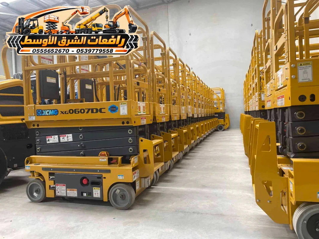 تاجير سيزر لفت في جدة | رافعة مقصية للايجار في جدة