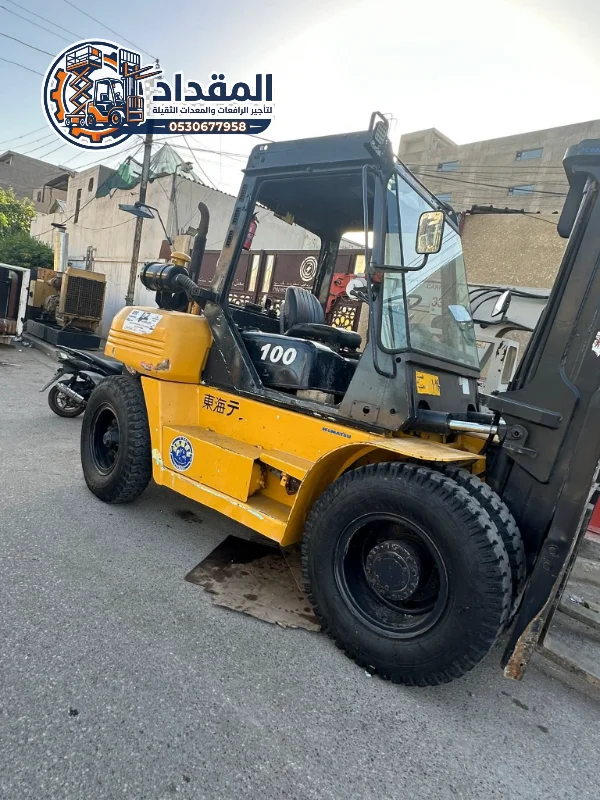 🚜 فوركلفت للإيجار بالدمام | جميع الحمولات | تويوتا – كوماتسو – CAT