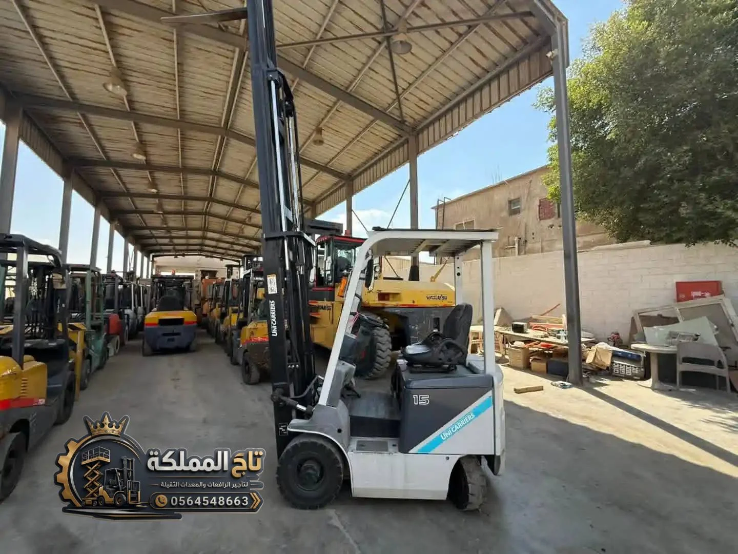 فوركلفت للإيجار في الدمام  الجبيل القطيف بقيق║ رافعة شوكية 1.5T 2.5T 3T 5T 10T ║ مستودعات ومصانع ومشاريع