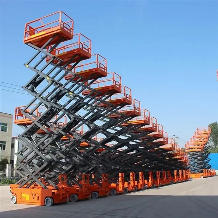 🚧 سيزر لفت للإيجار في جدة ومكة | Scissor Lift Rental Jeddah | تأجير رافعات مقصية 8–18 متر