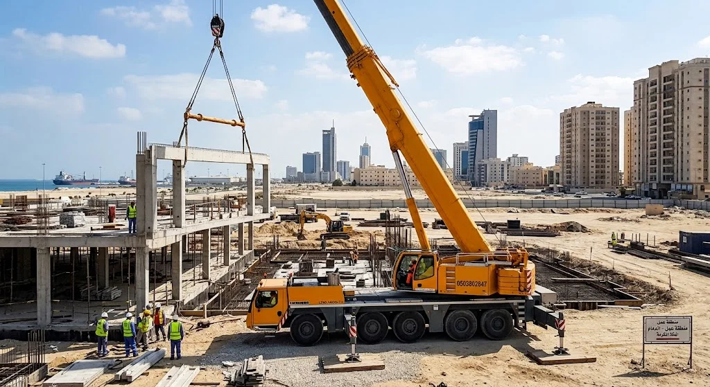 كرين للإيجار من 100 إلى 3000 طن