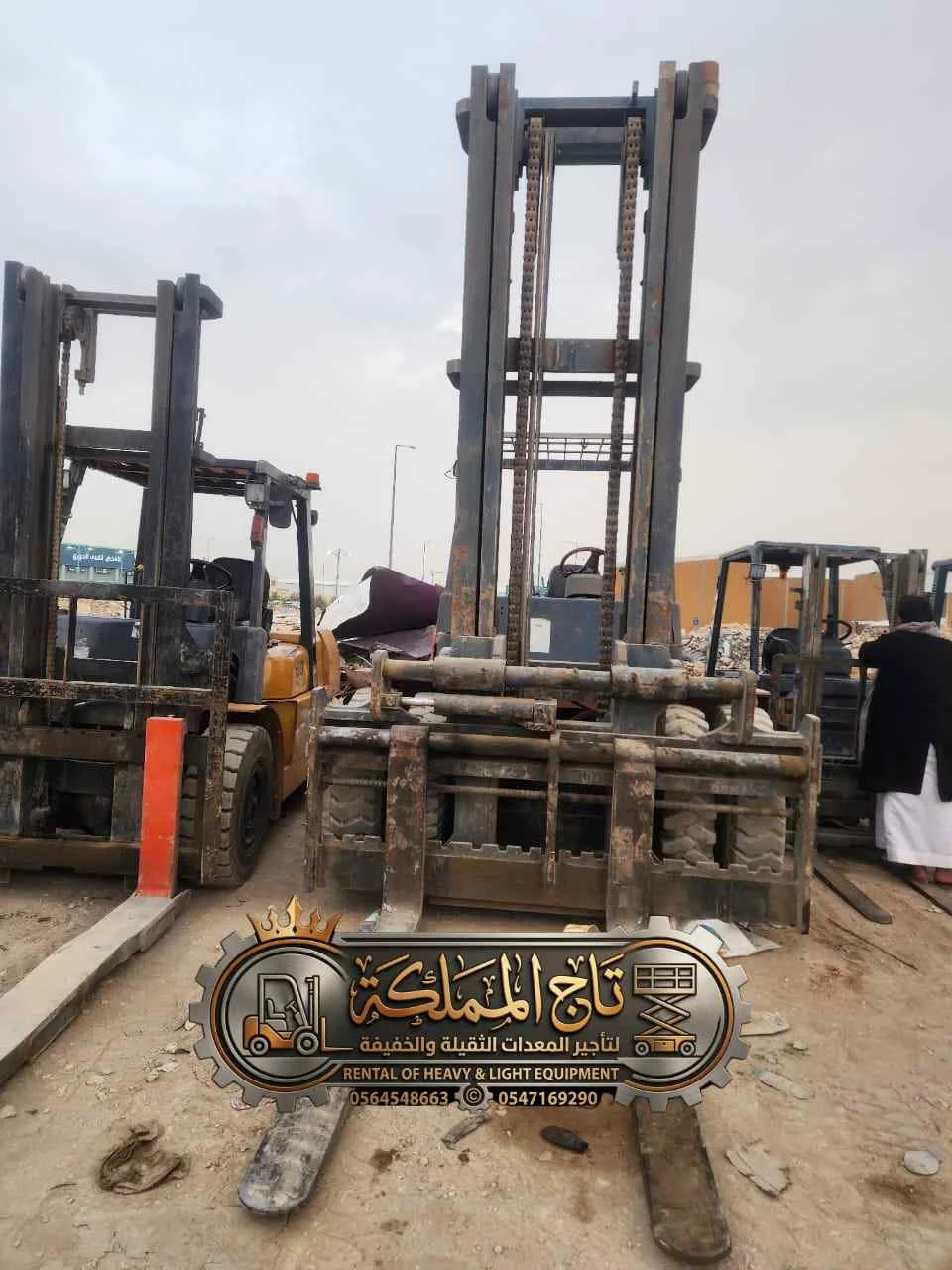 🌟 فوركلفت للإيجار بالدمام | حمولة 7 طن – 3 طن – 10 طن | رافعات شوكية لمناولة البضائع