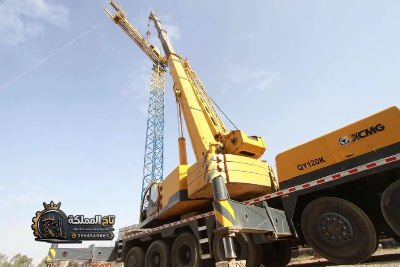 تأجير كرين في الدمام — 100طن / 250طن / 500طن / 80طن / 25طن — رافعات متحركة دي