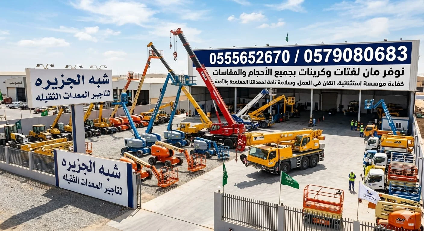 كرين للايجار في جدة / بجدة || كرين ونش للايجار في جدة/ بجدة || تاجير رافعات_ معدات للايجار // 2026 ••||
