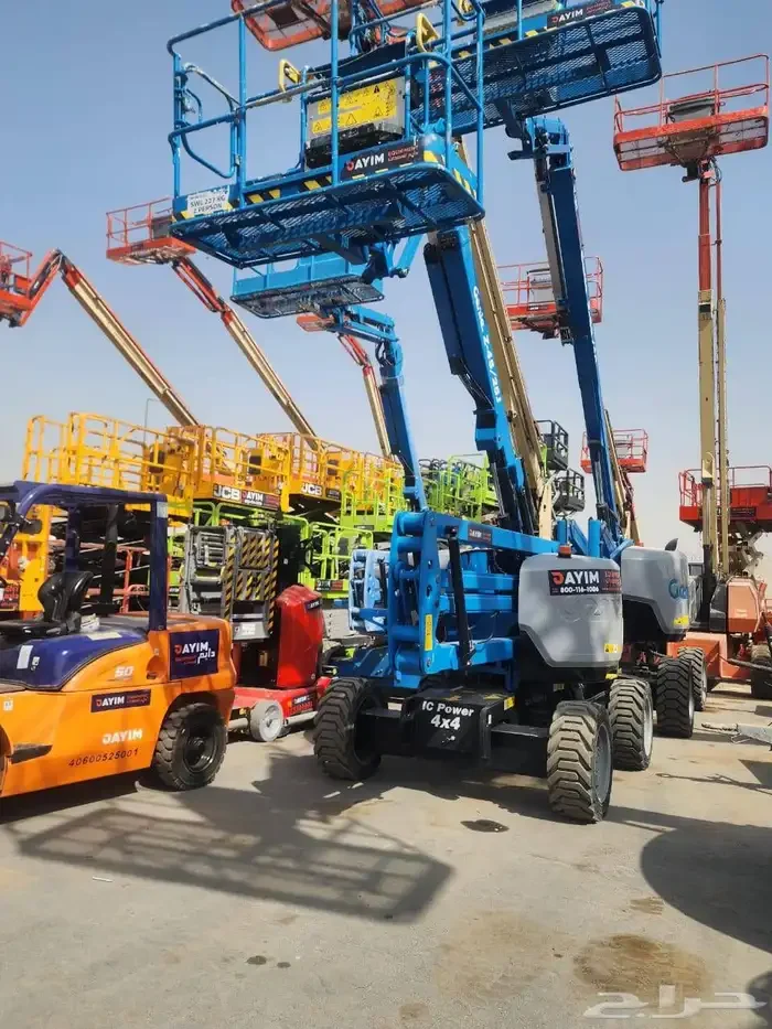 مان لفت للإيجار في الدمام والرياض وجدة | رافعات ذراعية ديزل وكهرباء | Boom Lift Rental Saudi Arabia | موديلات 2026–2027 | عقود يومية وشهرية وسنوية
