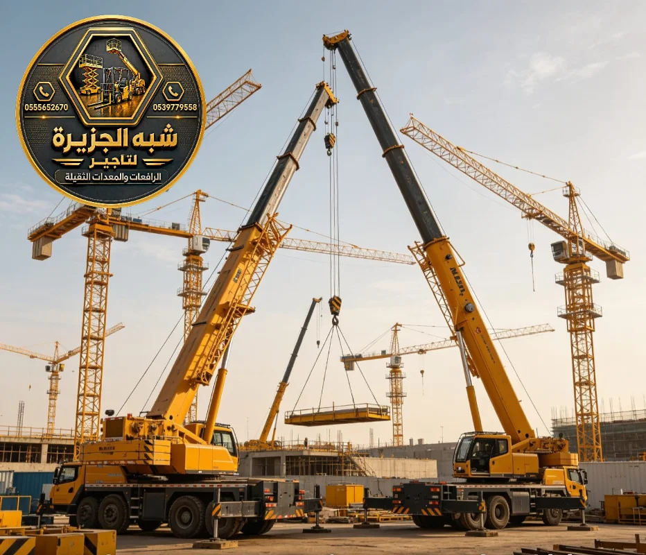 كرين للايجار في جدة | منصات عمل مرتفعة ثقيلة