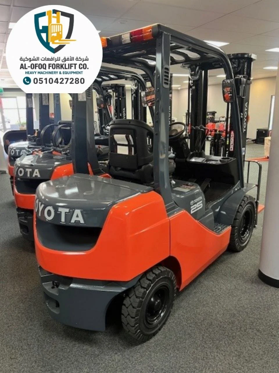 Diesel forklift for rent in Dammam for rent