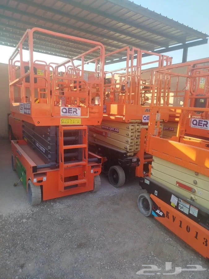 Scissor lift rental Jeddah || Electric - 8m 10m 12m 14m 16m 18m - 2026