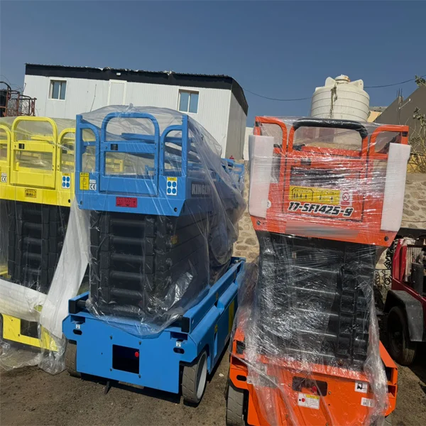 Scissor lift rental Jeddah // 2026 // Electricity // 8m 10m 12m 14m 16m