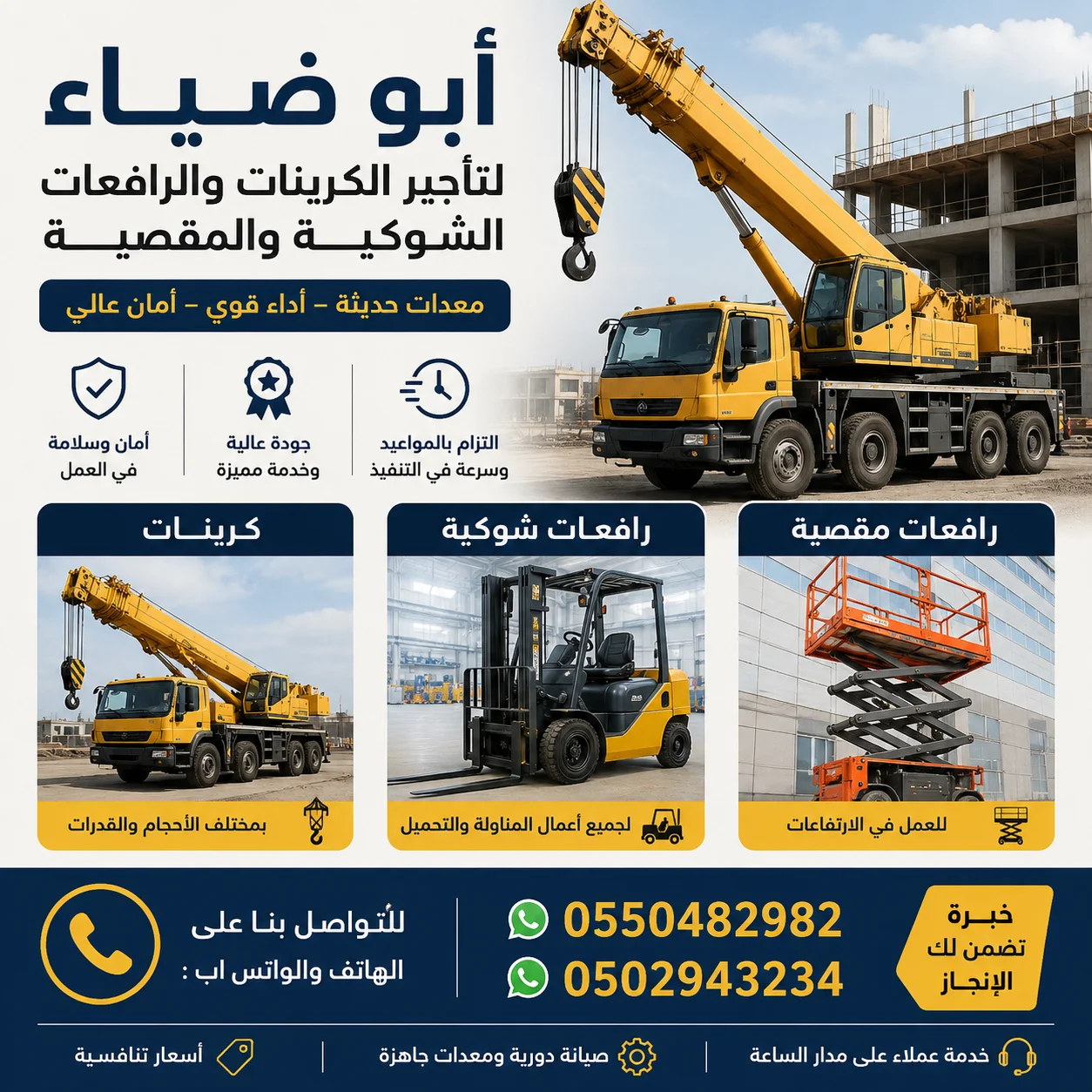 مان لفت  56m 16m 20m 22m 24m 28m 34m 38m 44m للايجار