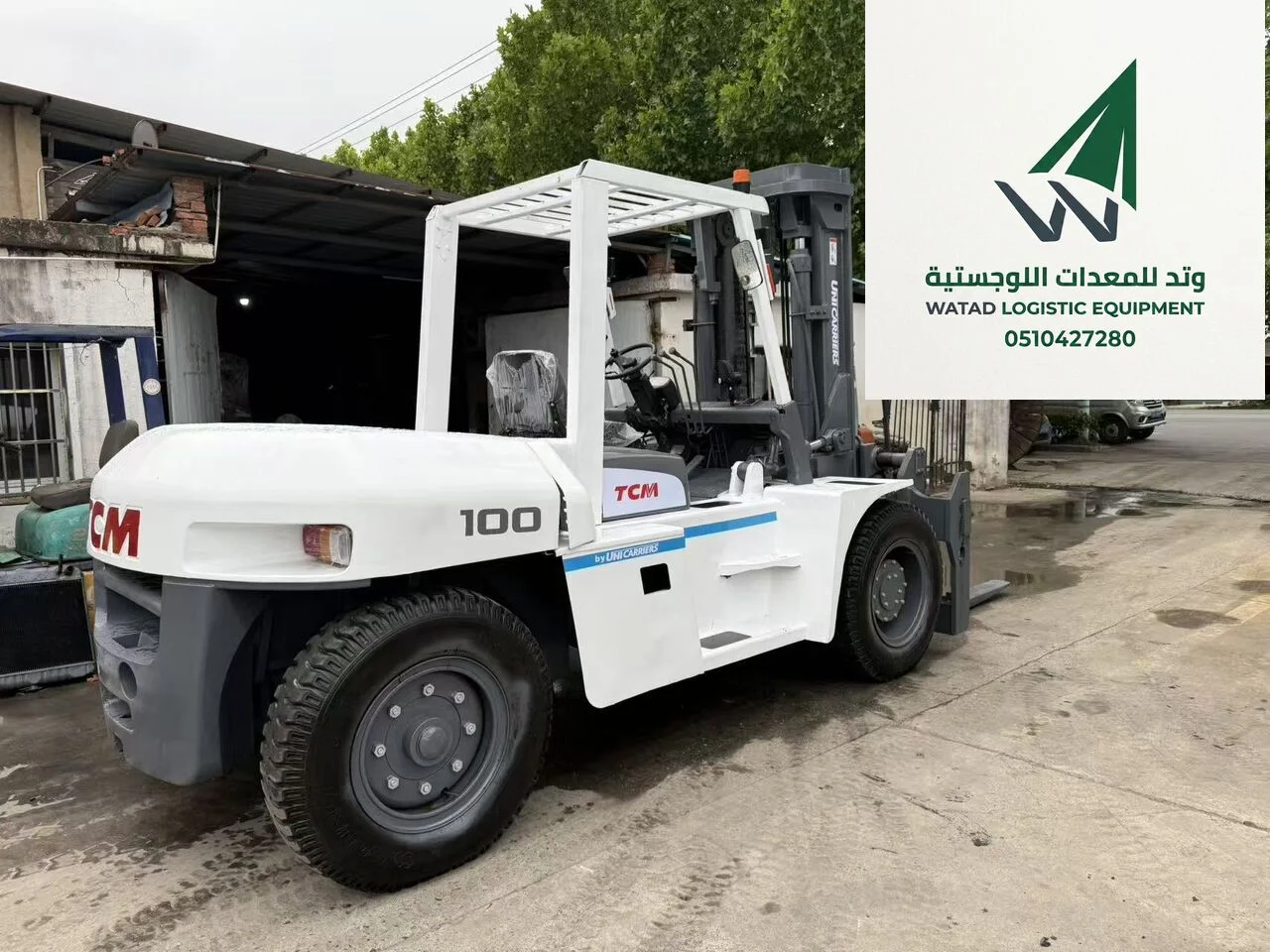 تأجير رافعات شوكية لمشاريع رؤية 2030 بالرياض | دعم لوجستي وطني forklift for rent 10 ton