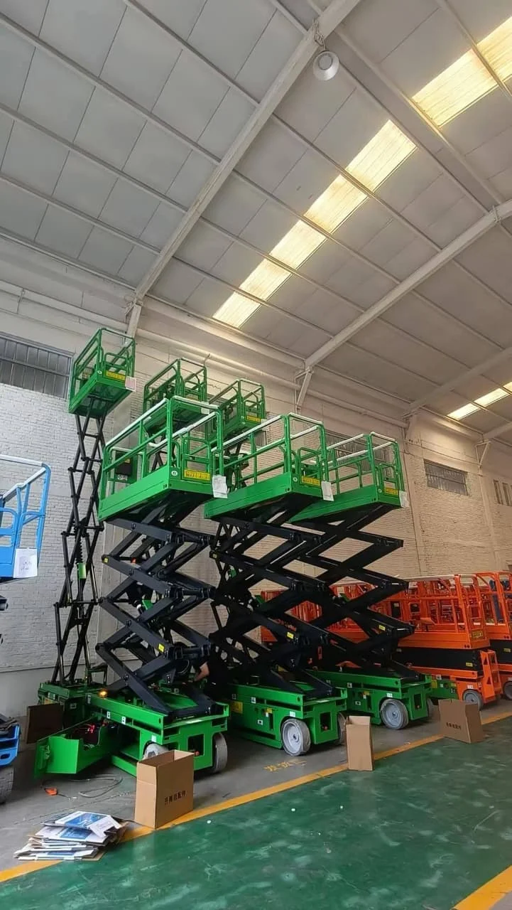 Scissor lifts and manlifts for rental in Jeddah, Riyadh, Dammam, Mecca