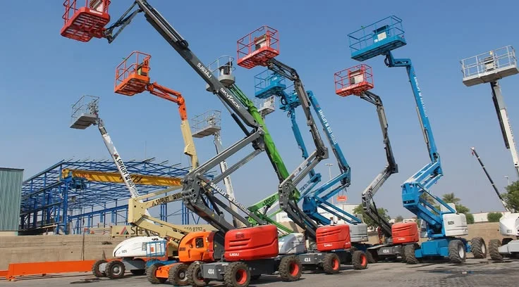Manlift for rent || Arm and articulated crane for rent || Boom lift for rent || Arm lift rental