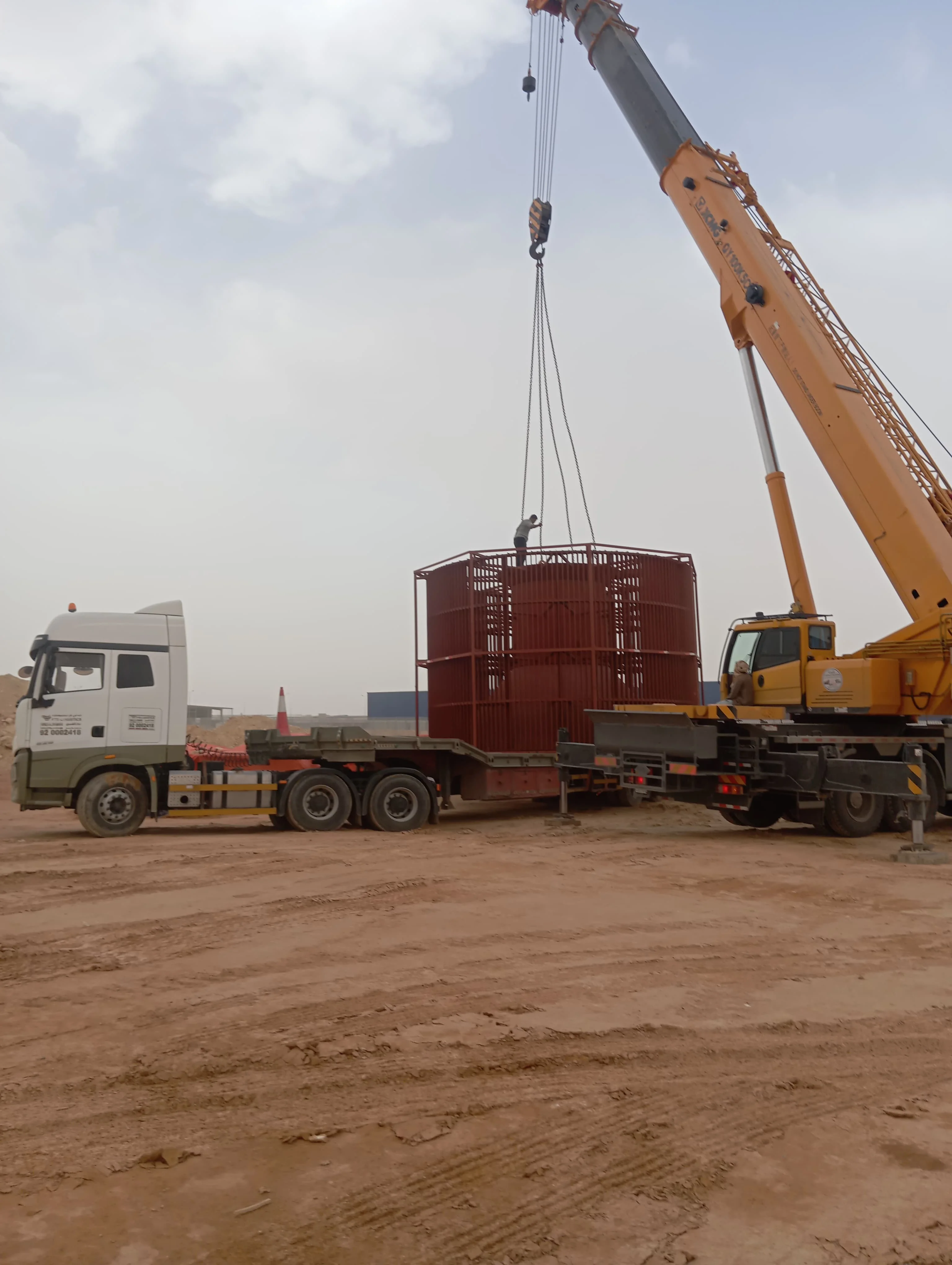 كرينات للأيجار من 20طن الى 300طن