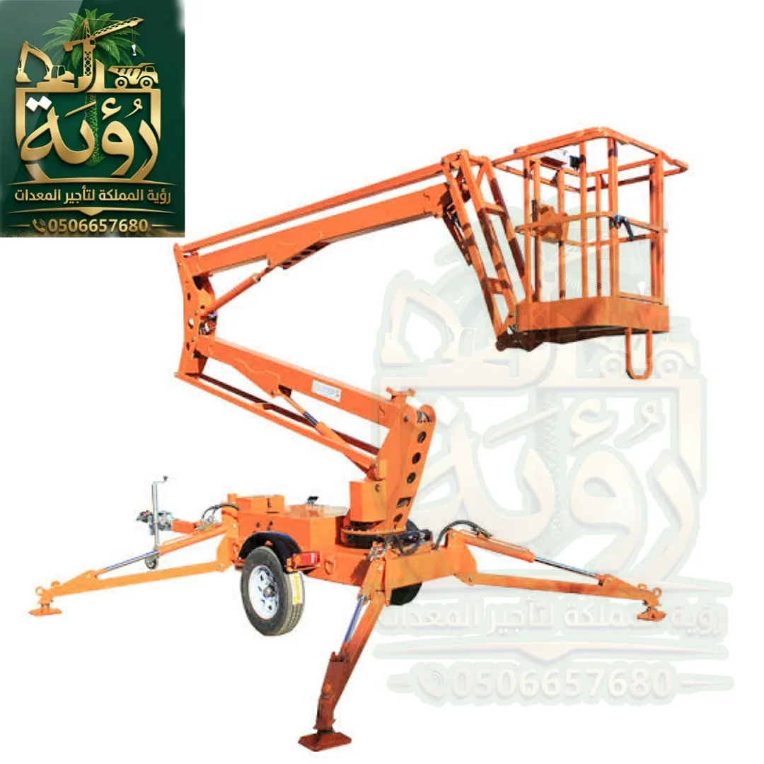 سبايدر لفت 14م للإيجار في الخفجي وقرية العليا | رافعة عنكبوتية | Spider Lift