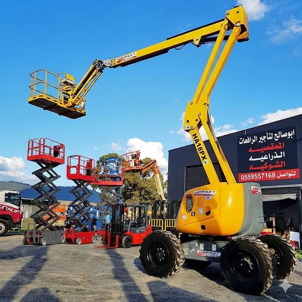 سيزرلفت للايجار مانلفت للايجار رافعة عمال رافعات مقصيه سيزرلفت للايجار