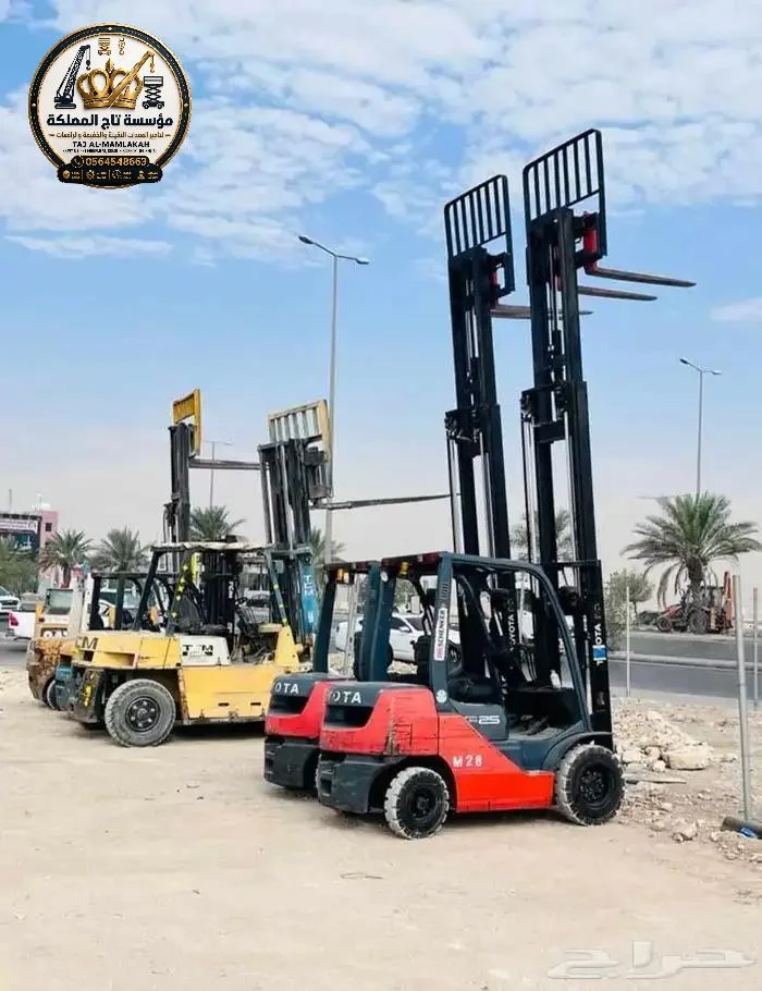تأجير رافعة شوكية بجدة | ثول - عسفان ║ فوركلفت 2.5 طن / 5 طن / 10 طن / 20 طن 🚜