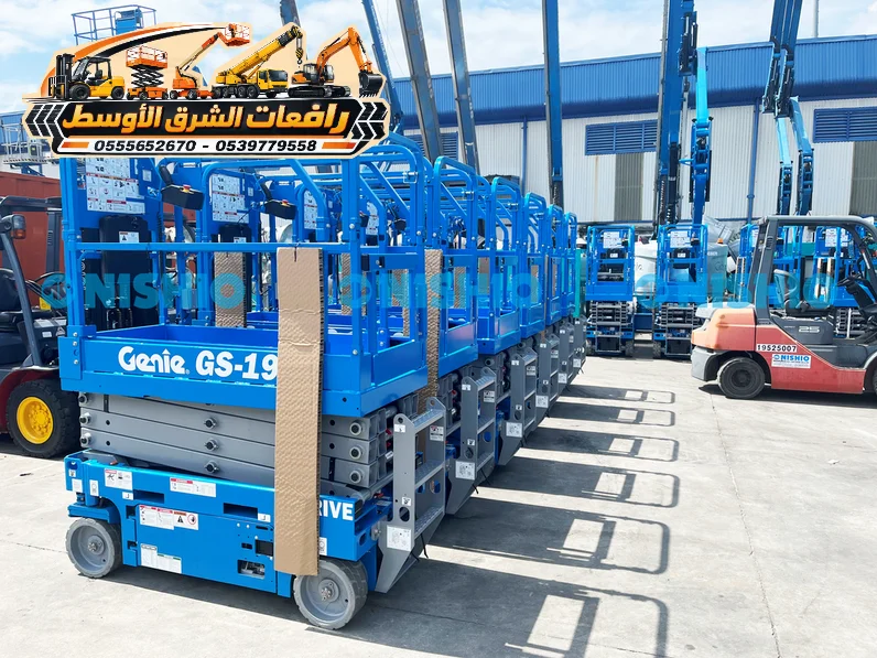 سيزر لفت جديد للايجار في جدة | تاجير رافعة مقصية بجدة