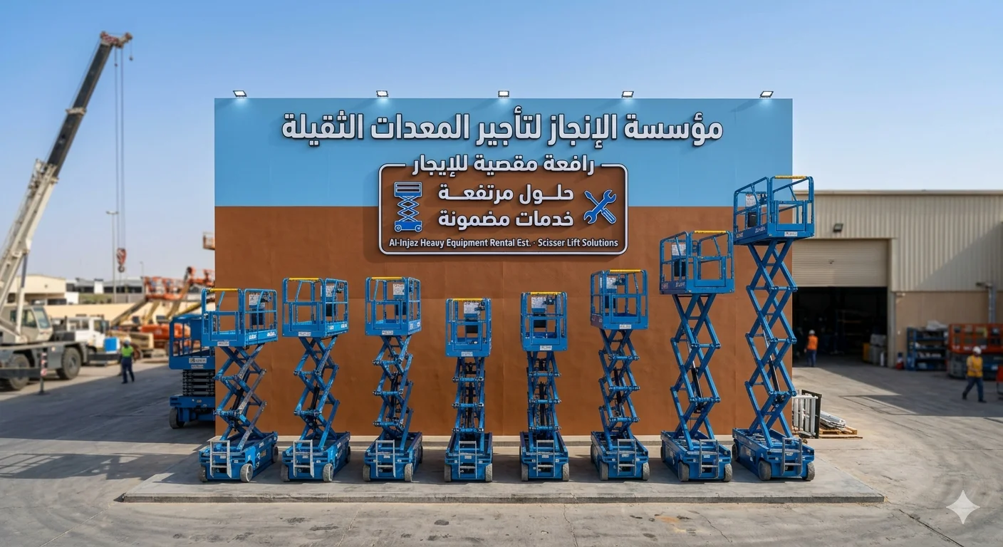 سيزرلفت للايجار في جده 10متر 12متر14 متر كهربا جميع المقاسات